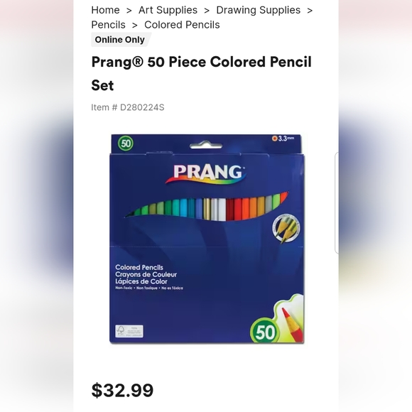 Prang Colored Pencils 50 Count - Picture 2 of 5